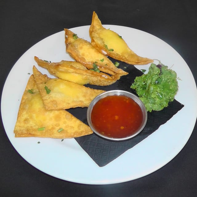 Crab Rangoon.